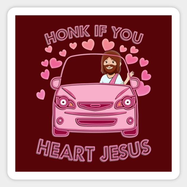 Honk for Jesus Sticker by SCL1CocoDesigns